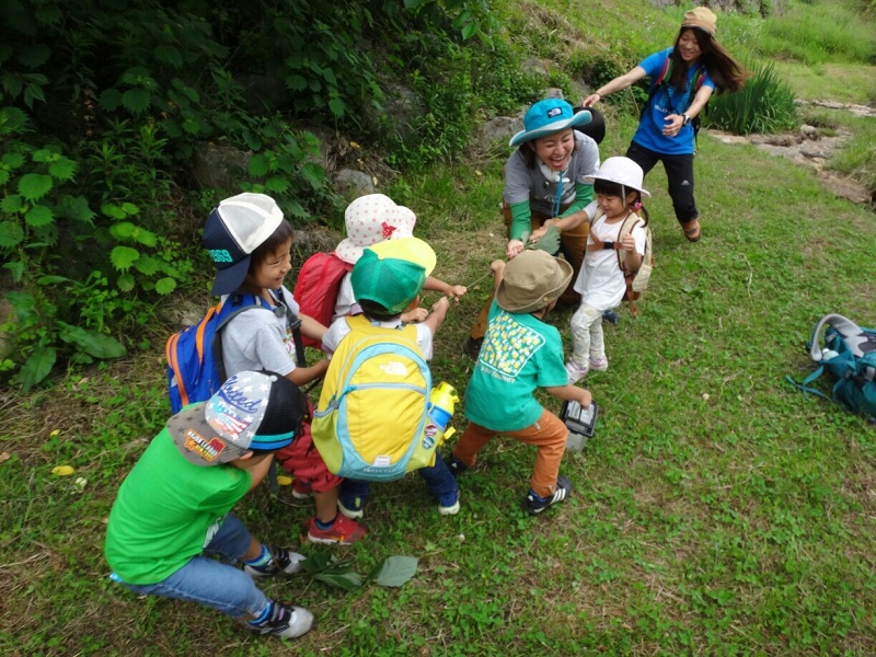 梅雨の合間の夏を満喫　森のようちえん６月