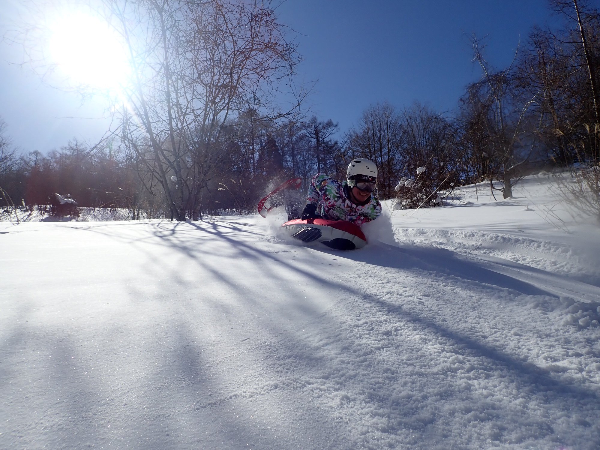 Oku-Nikko Airboard and Snowshoeing