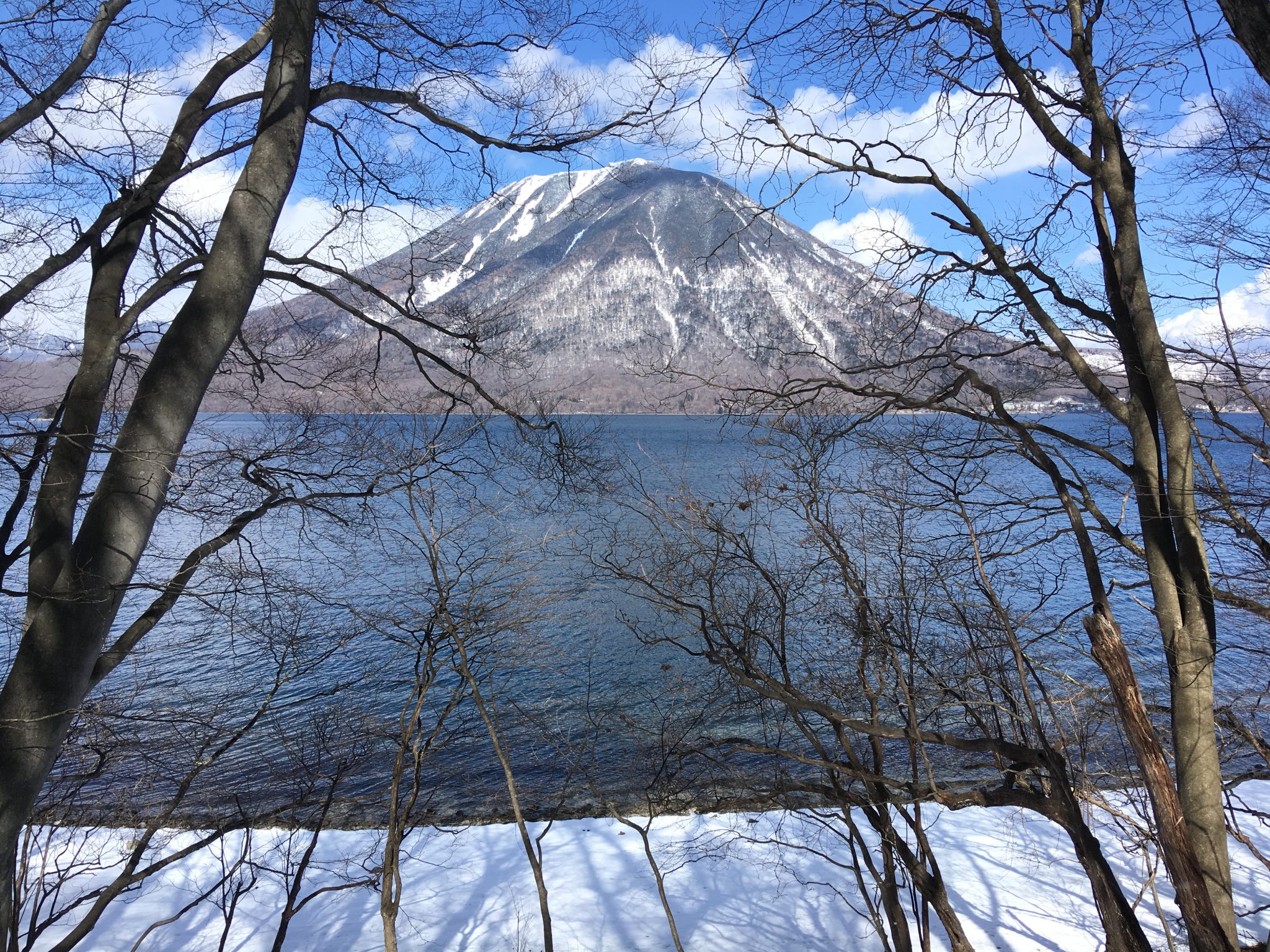冬の中禅寺湖