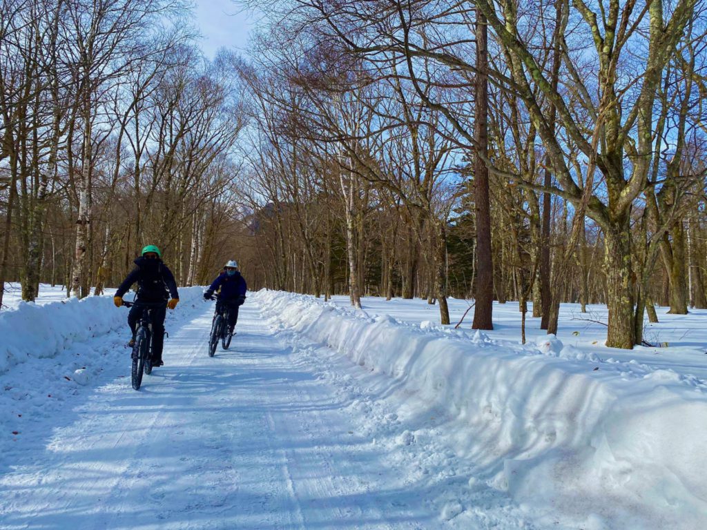 冬サイクリング