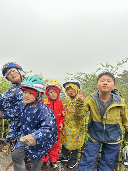 冒険に雨なんて関係ない