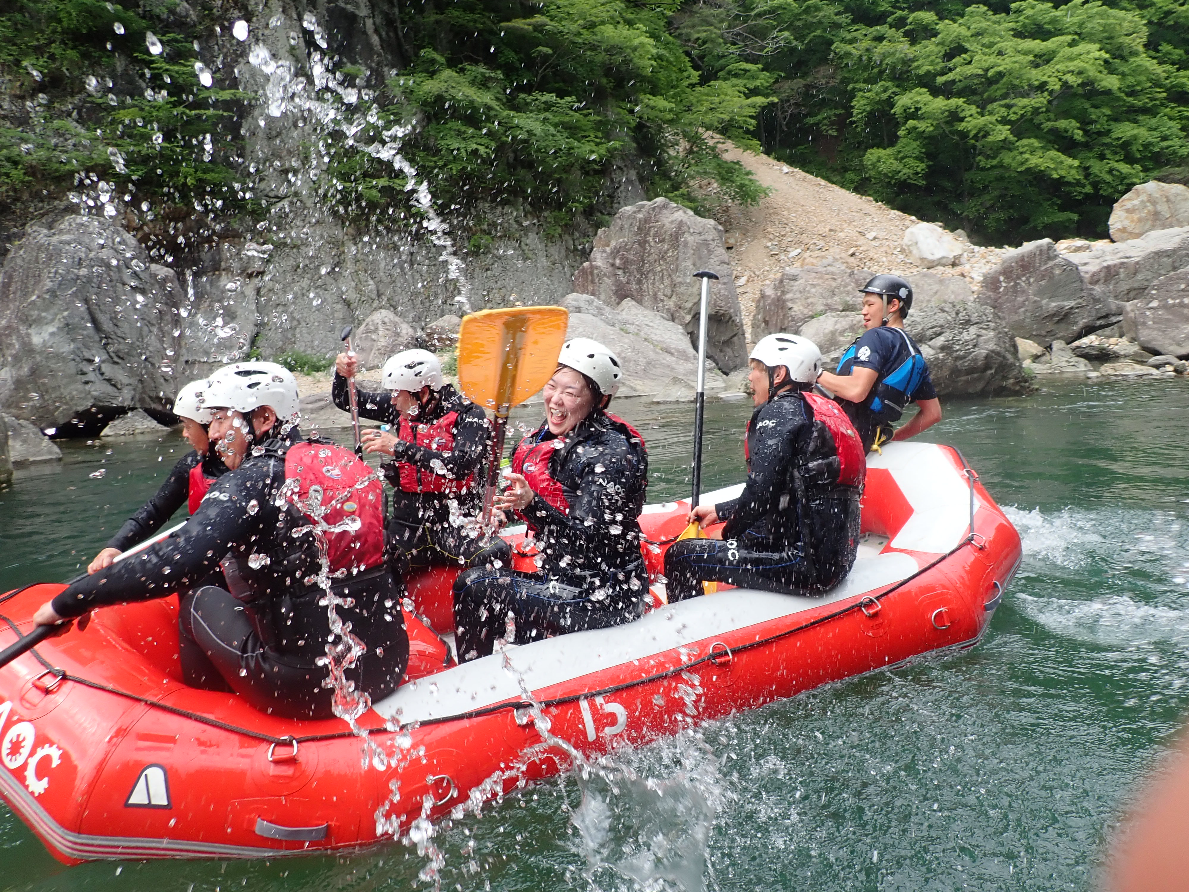 もう川遊び日和　な気がします笑