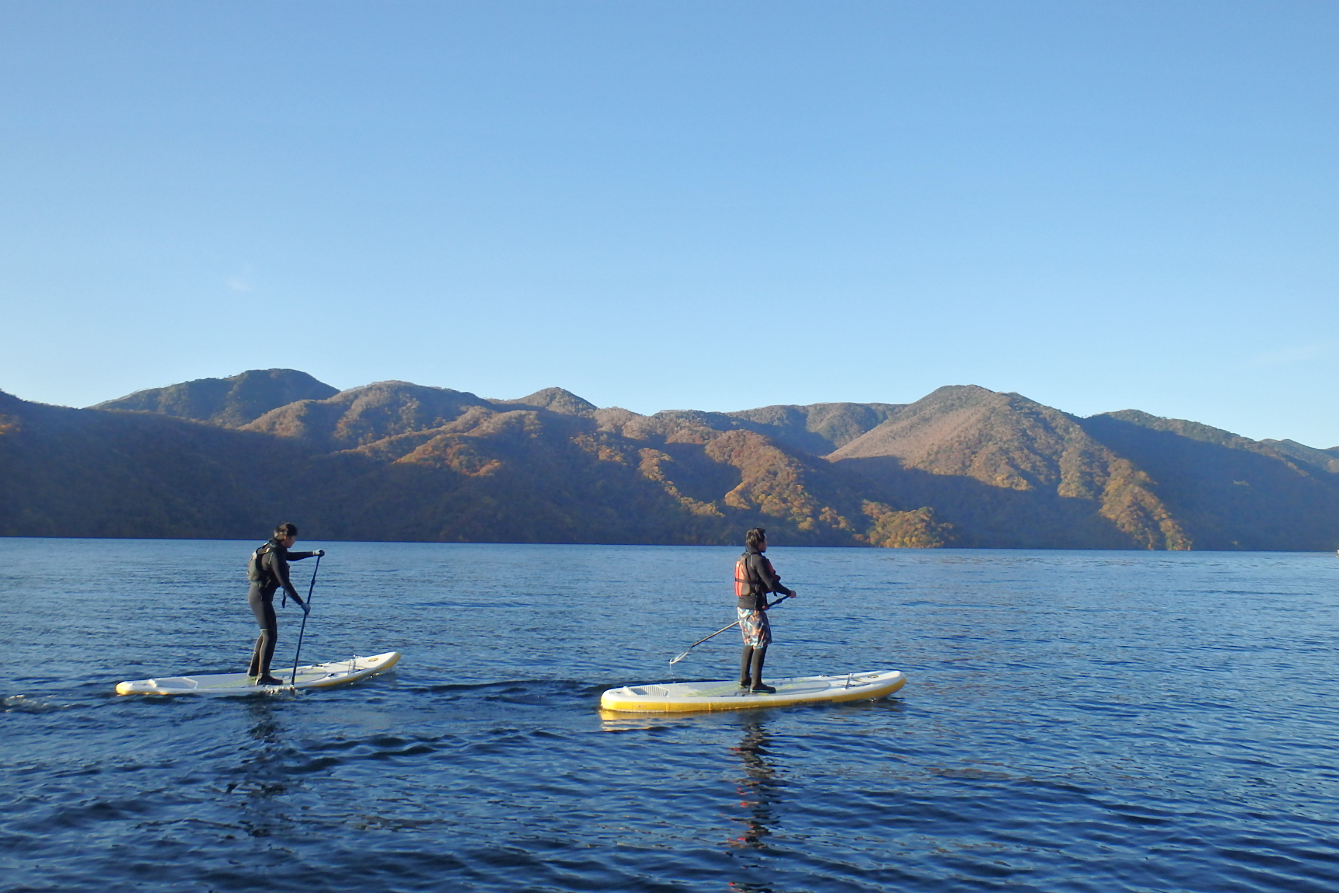 SUP: Paddle-boarding in Nikko